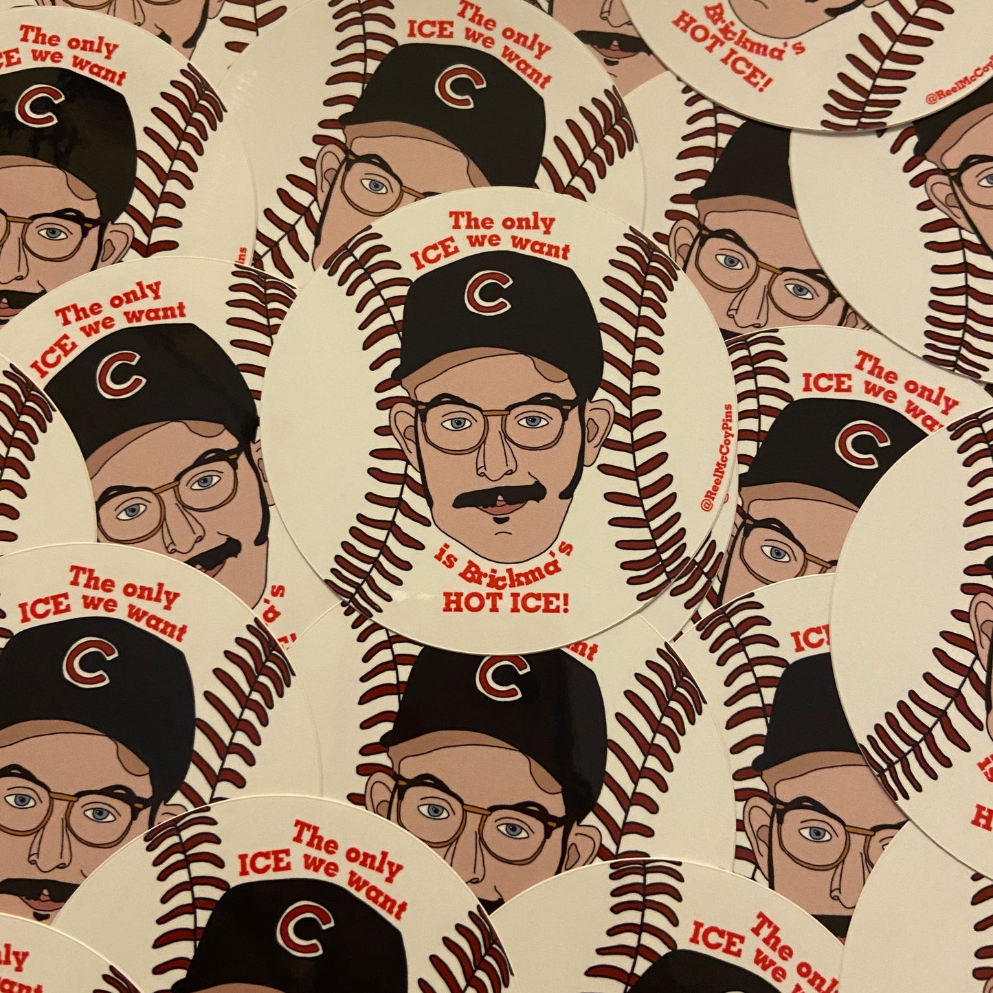 Brickma's Hot Ice sticker