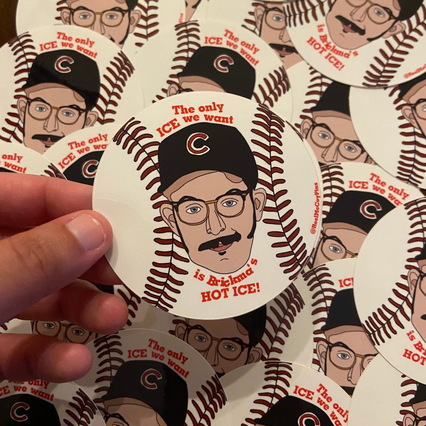 Brickma's Hot Ice sticker