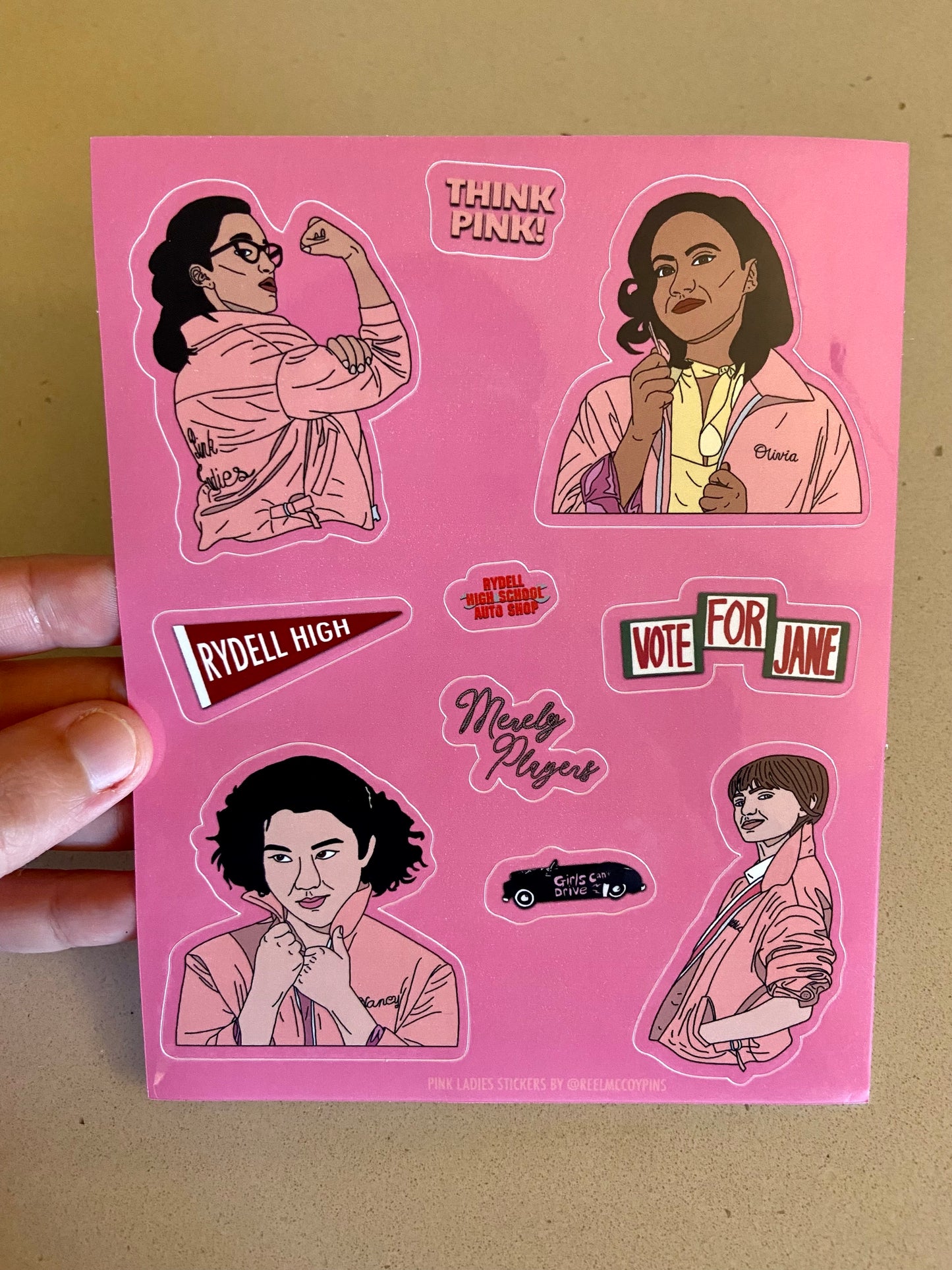 Pink Ladies Sticker Sheet