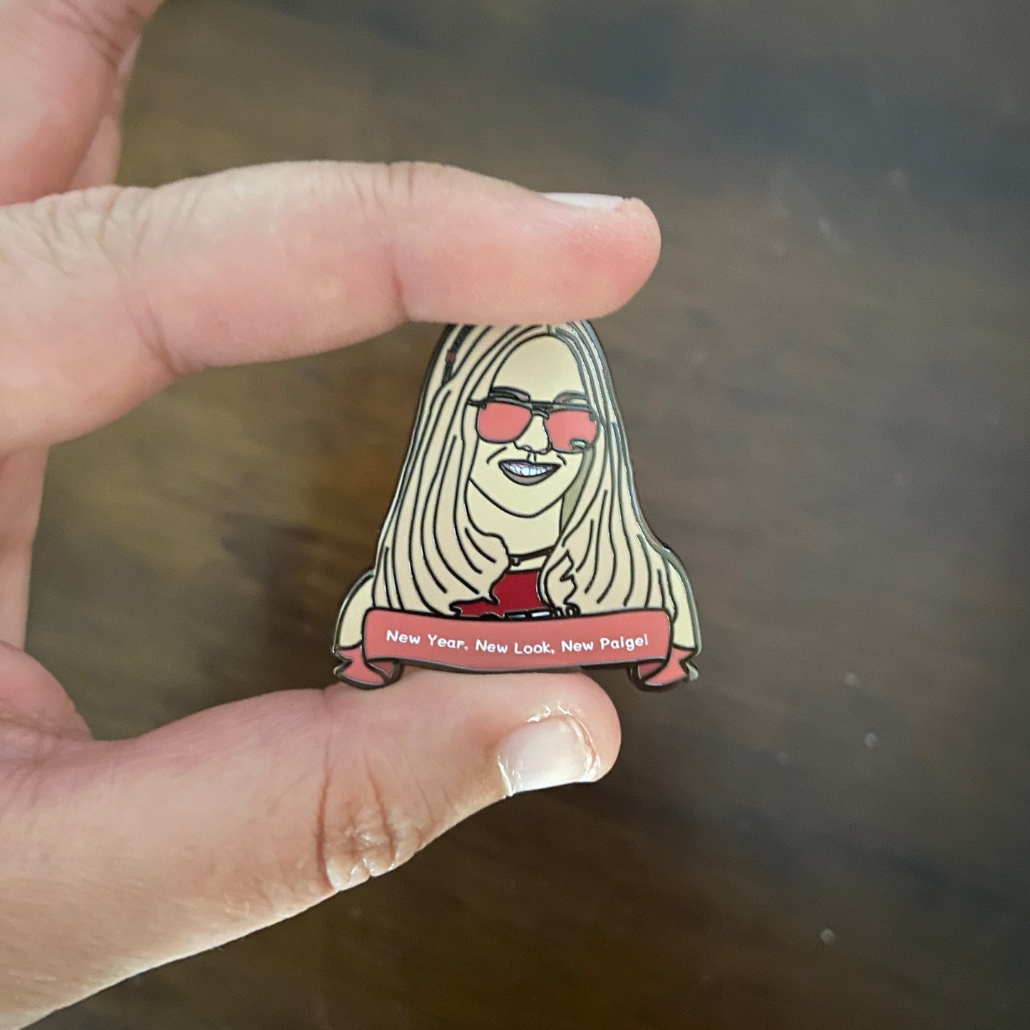 Paige Michalchuk Degrassi enamel pin