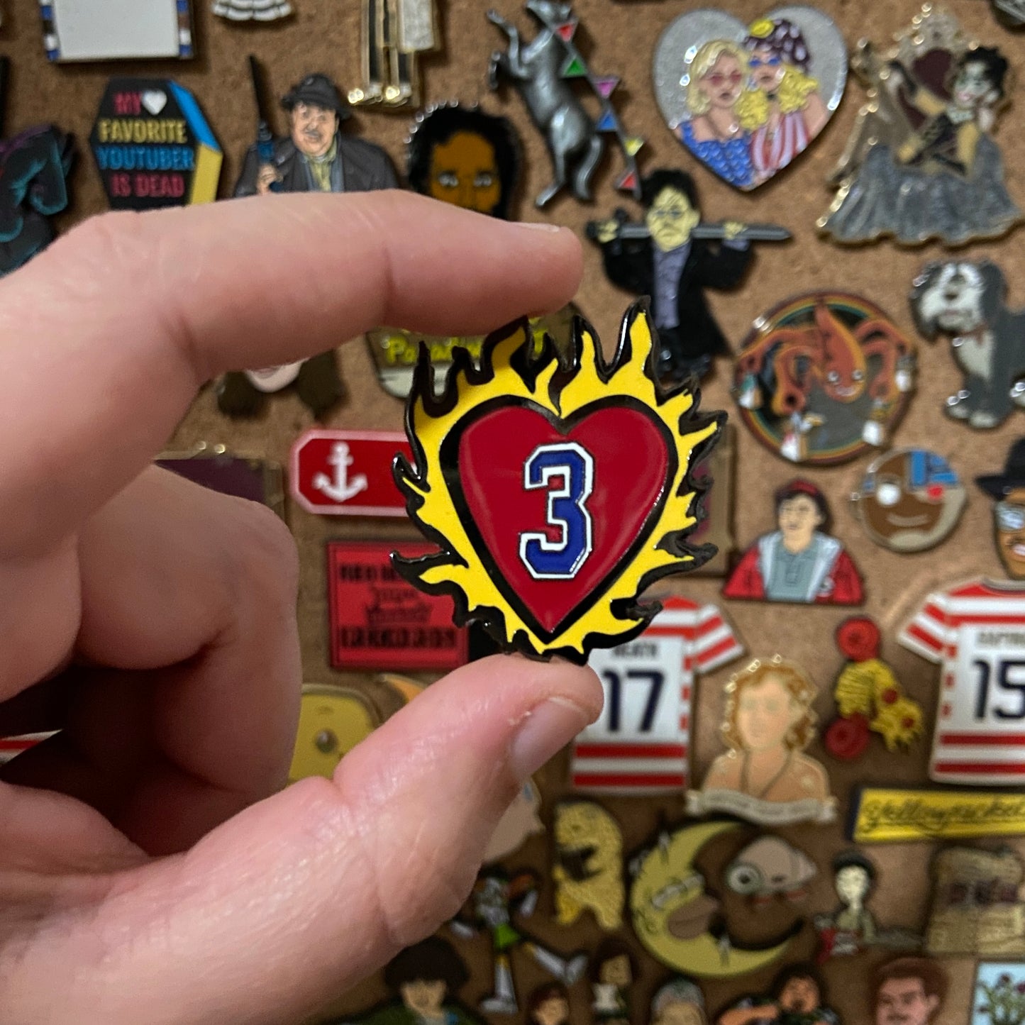 One Tree Hill Heart Enamel Pin
