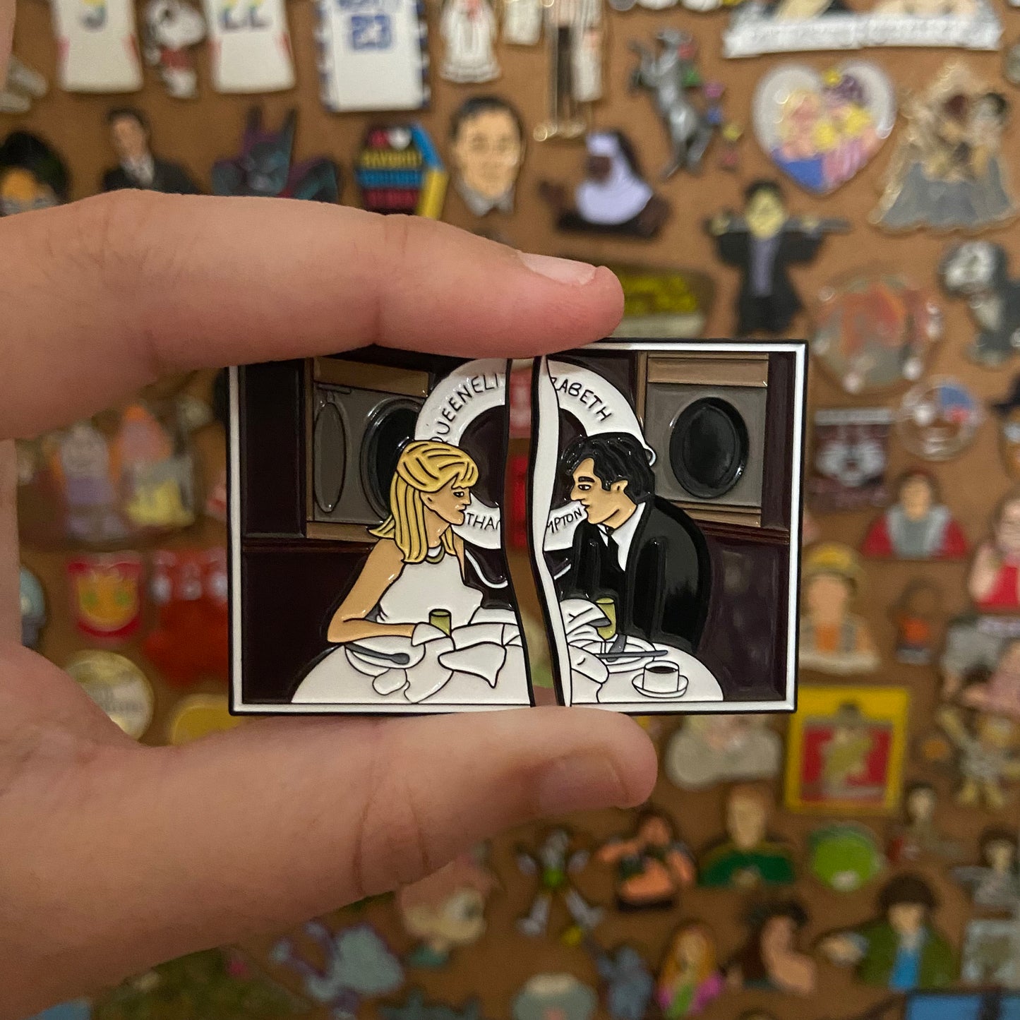 Parent Trap enamel pin set