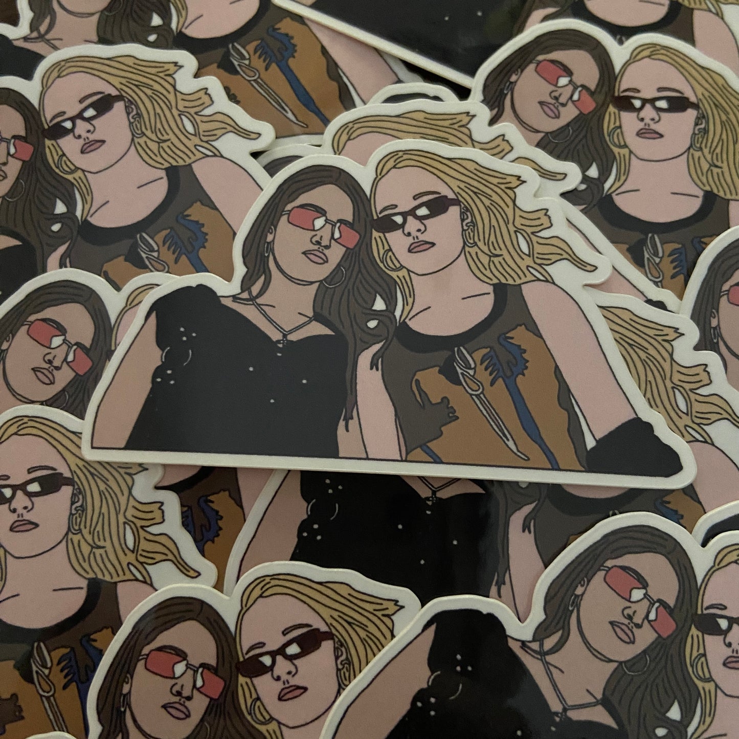 Thirteen Evie & Tracy sticker