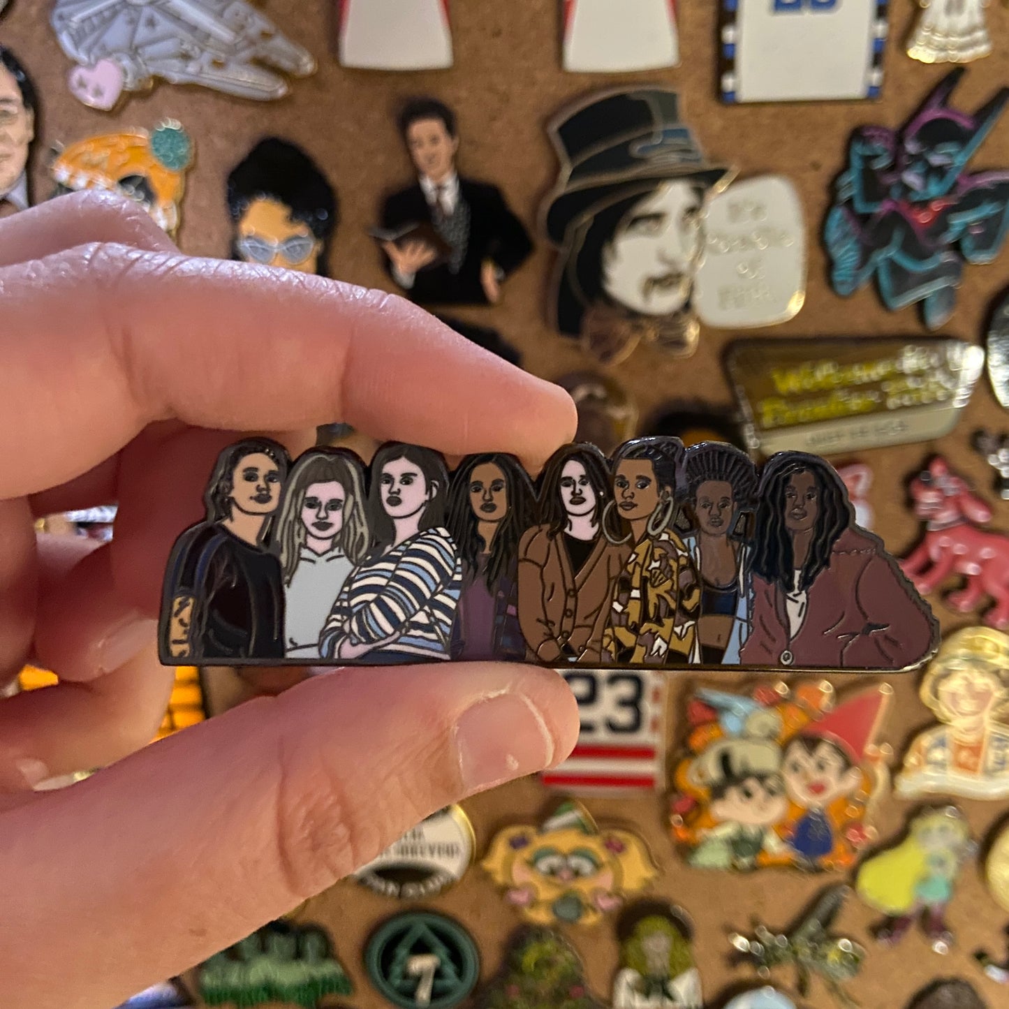 The Wilds enamel pin