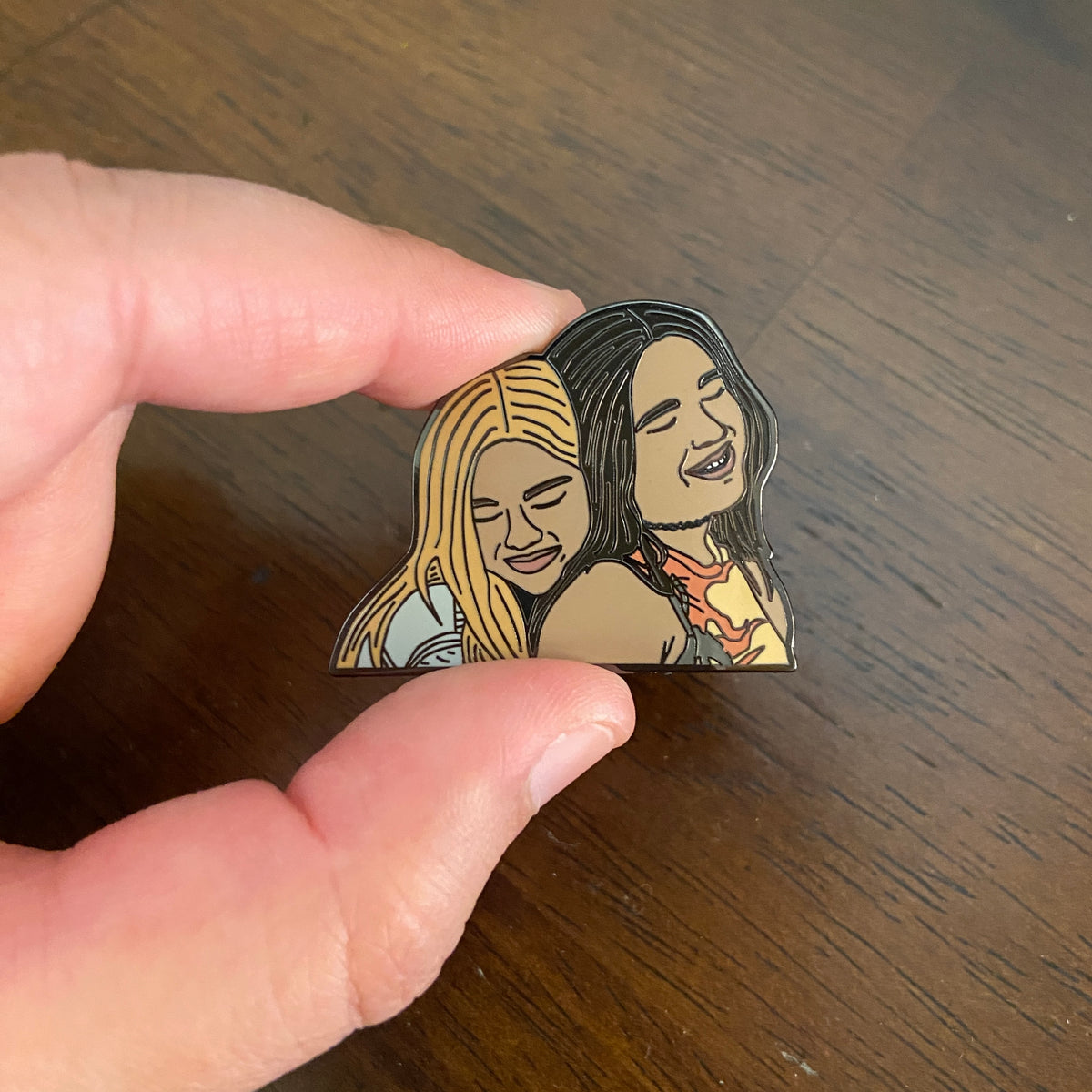 Girls Like Girls enamel pin