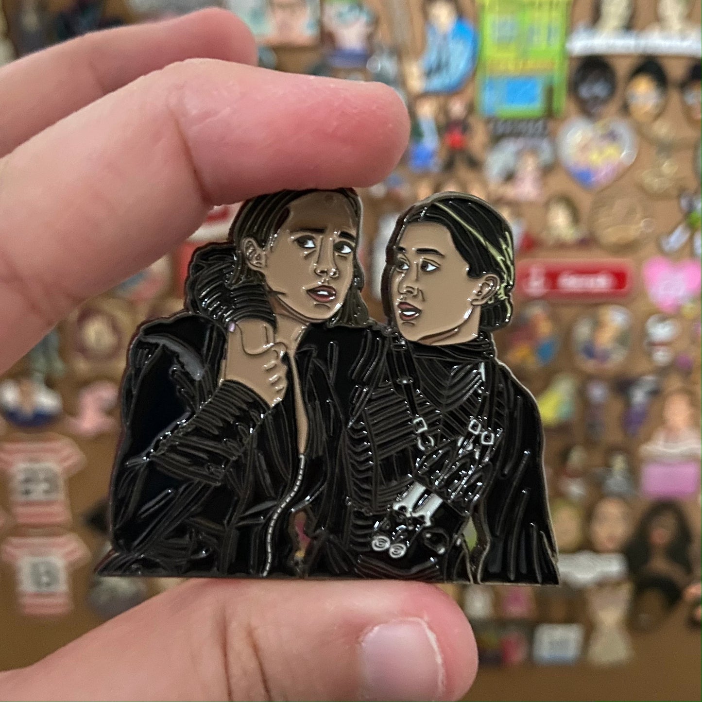 Ava & Beatrice enamel pin