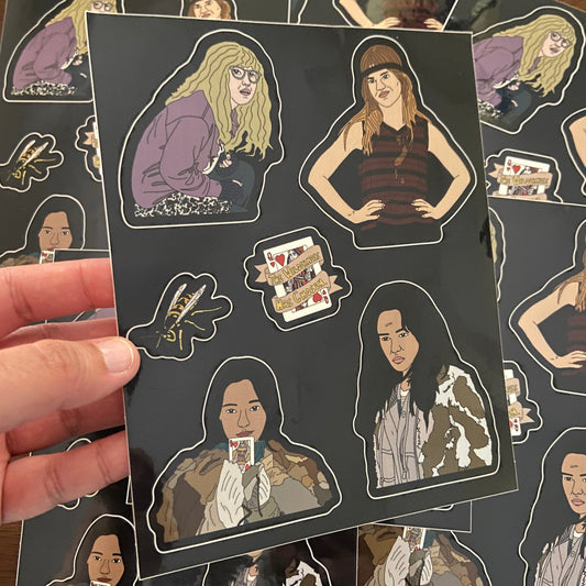 Yellowjackets Sticker Sheet