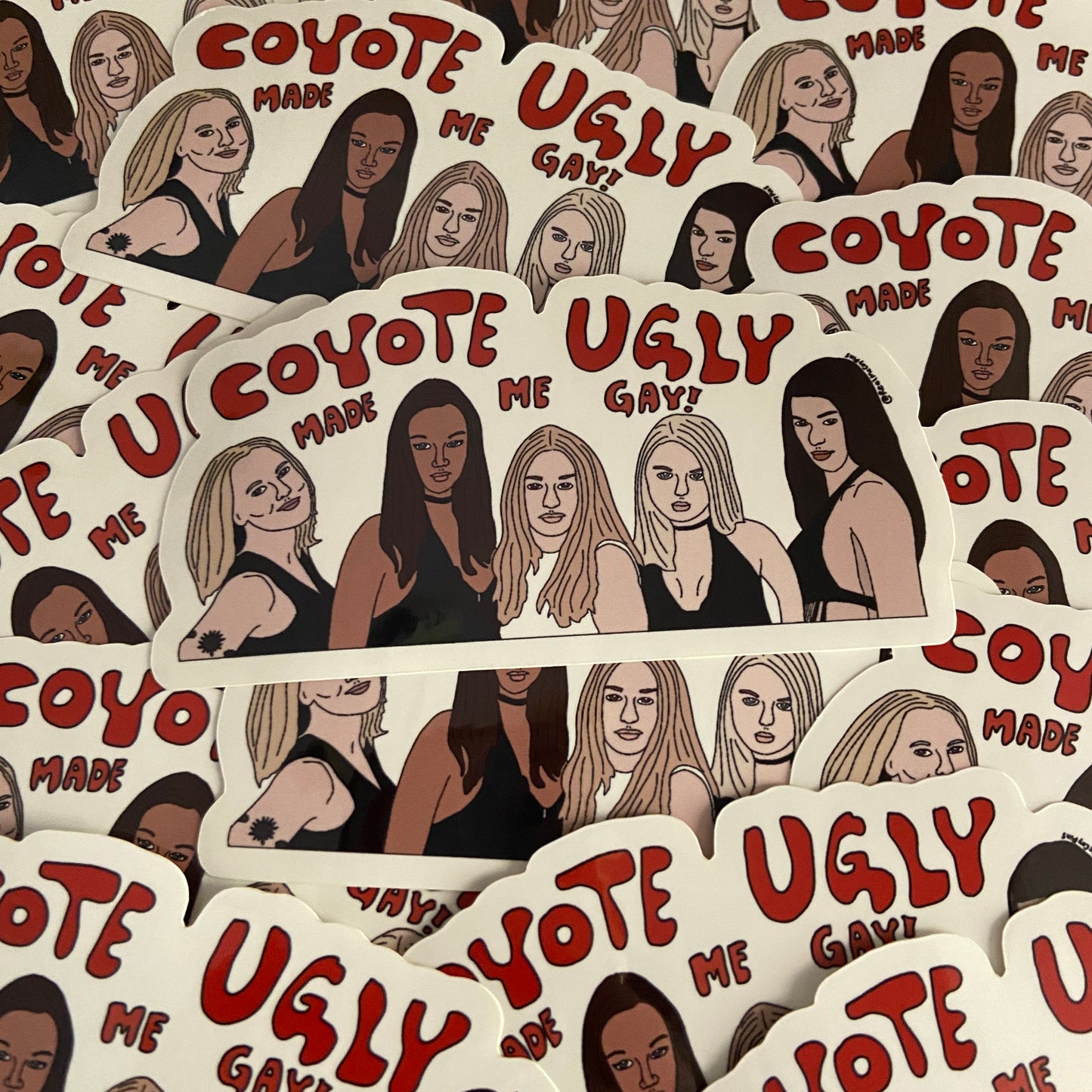 Coyote Ugly sticker