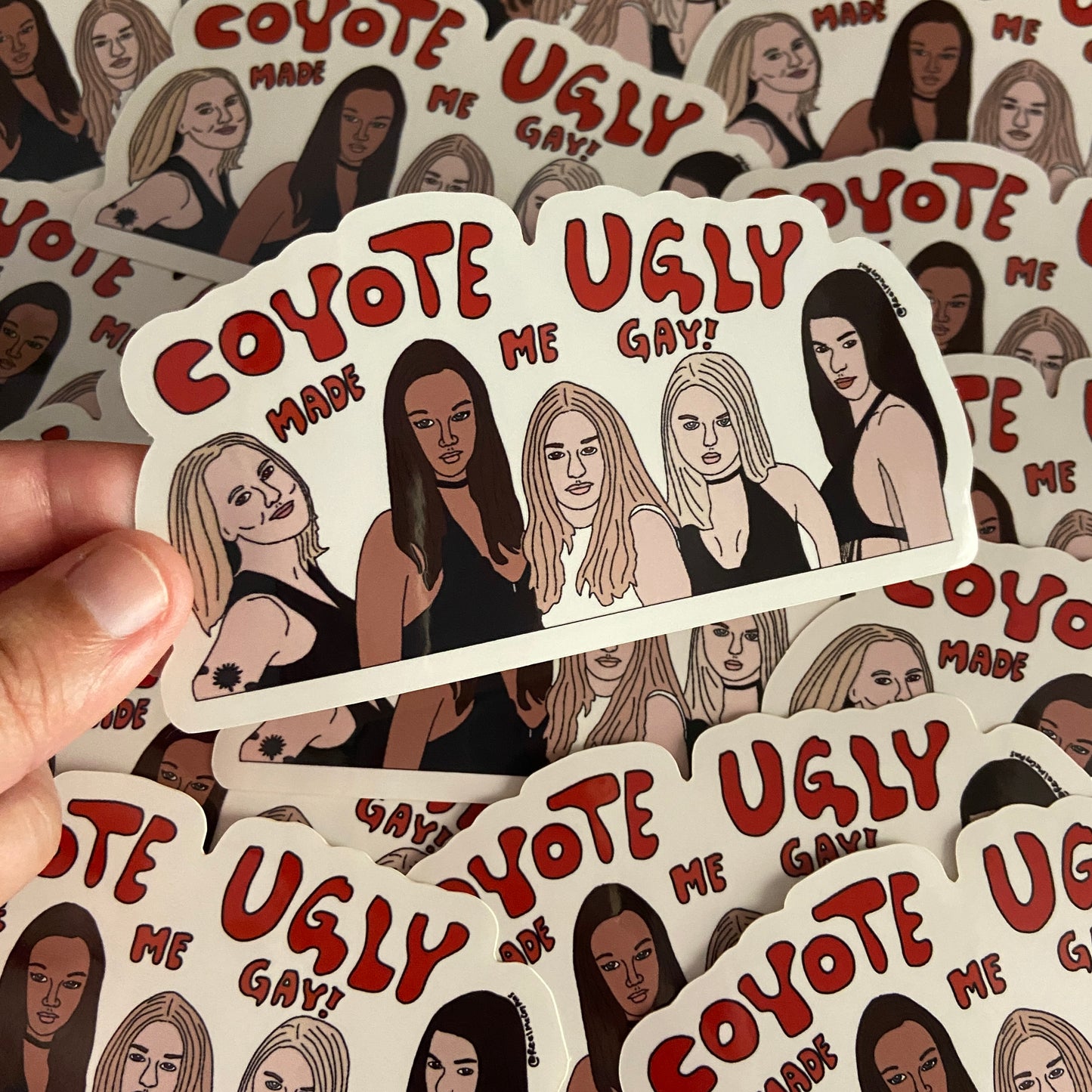 Coyote Ugly sticker