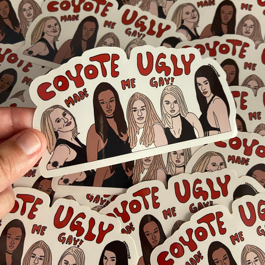 Coyote Ugly sticker