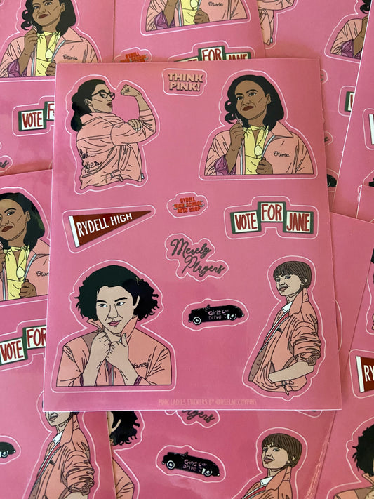 Pink Ladies Sticker Sheet