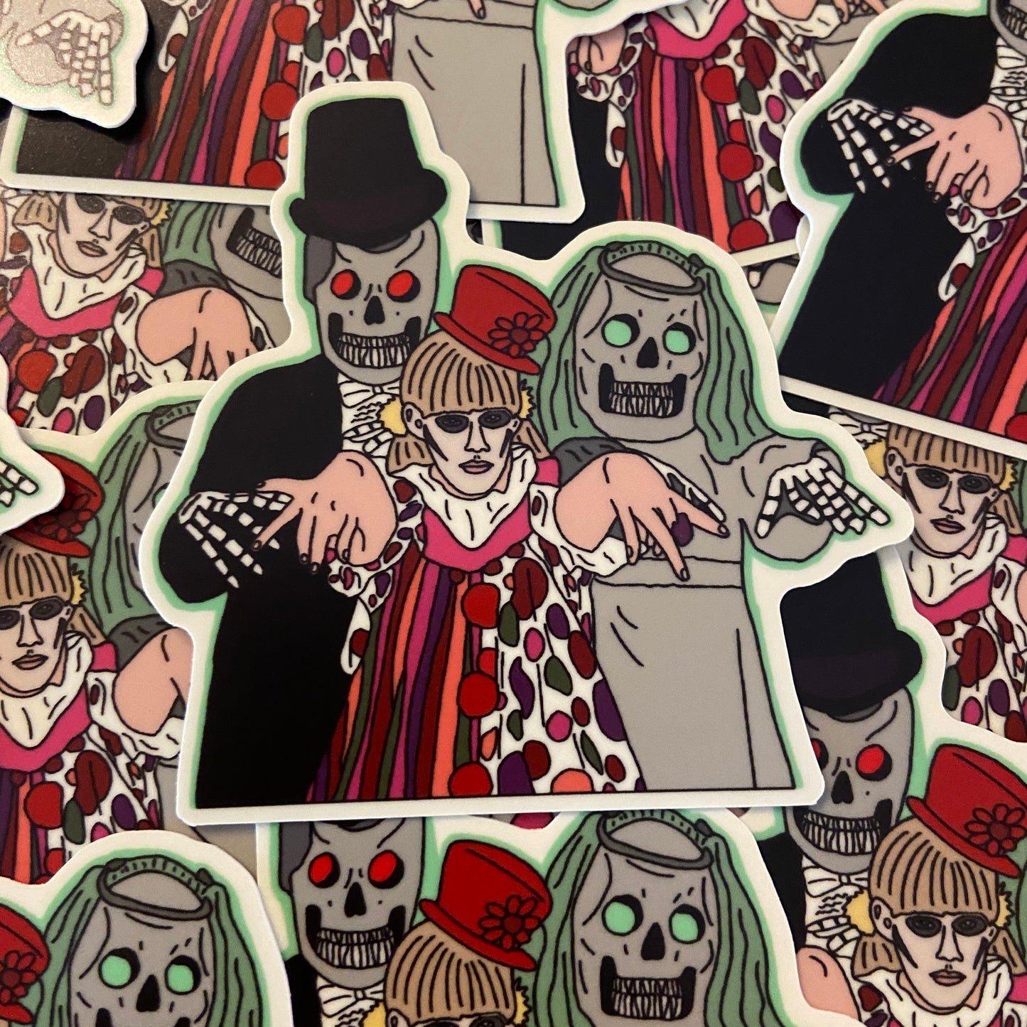 Lizzie McGuire Halloween Glow in the Dark sticker