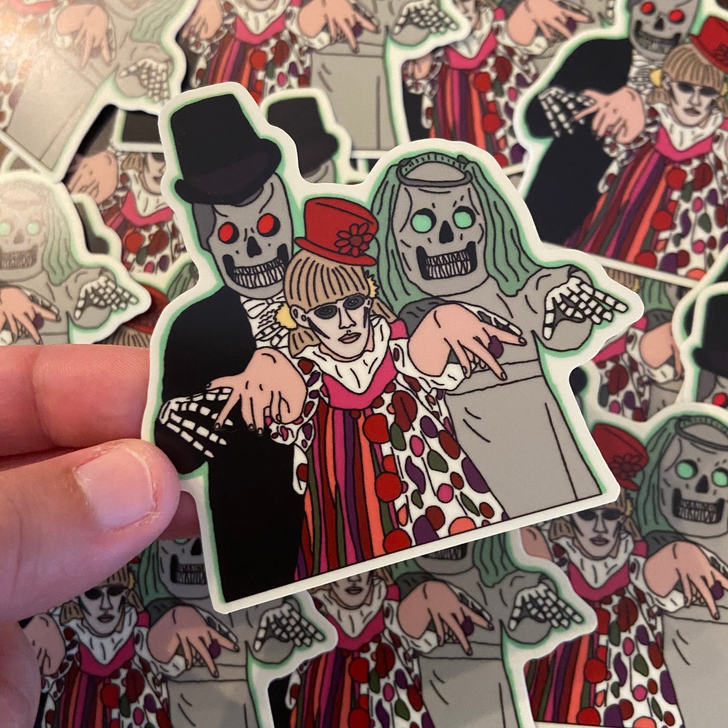 Lizzie McGuire Halloween Glow in the Dark sticker