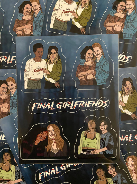 Final Girlfriends Sticker Sheet
