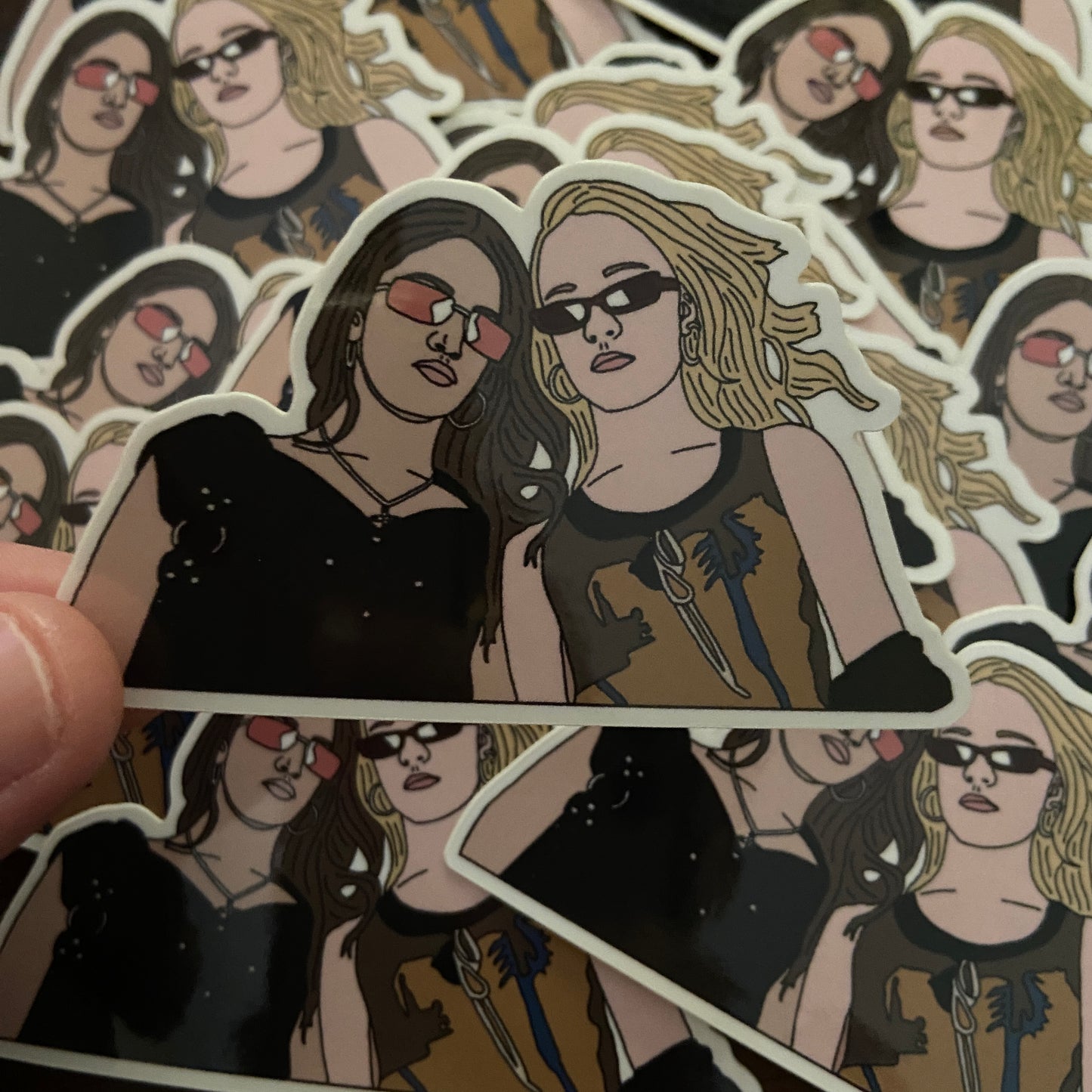 Thirteen Evie & Tracy sticker