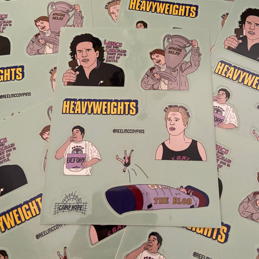 Heavyweights sticker sheet