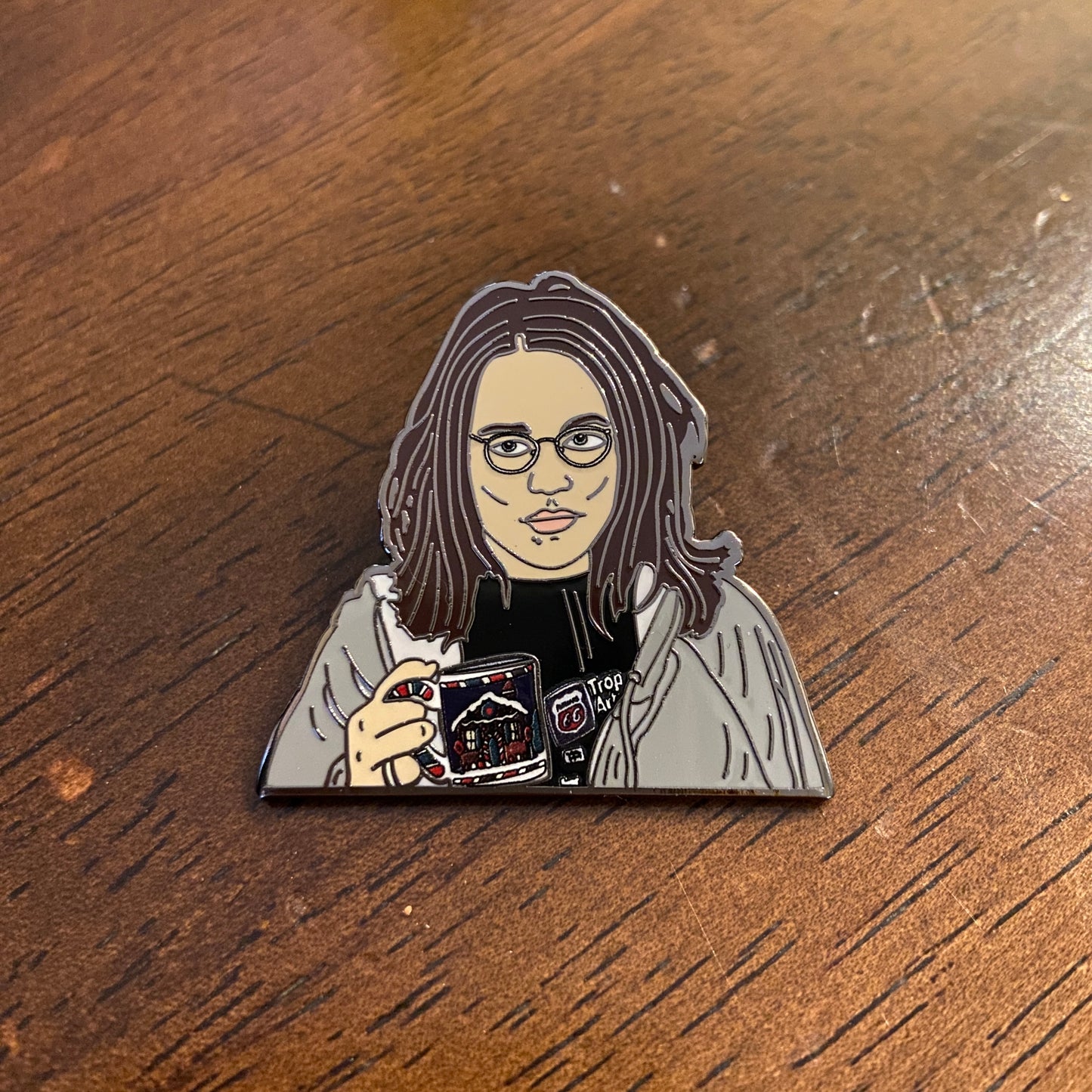 Amy Stone enamel pin