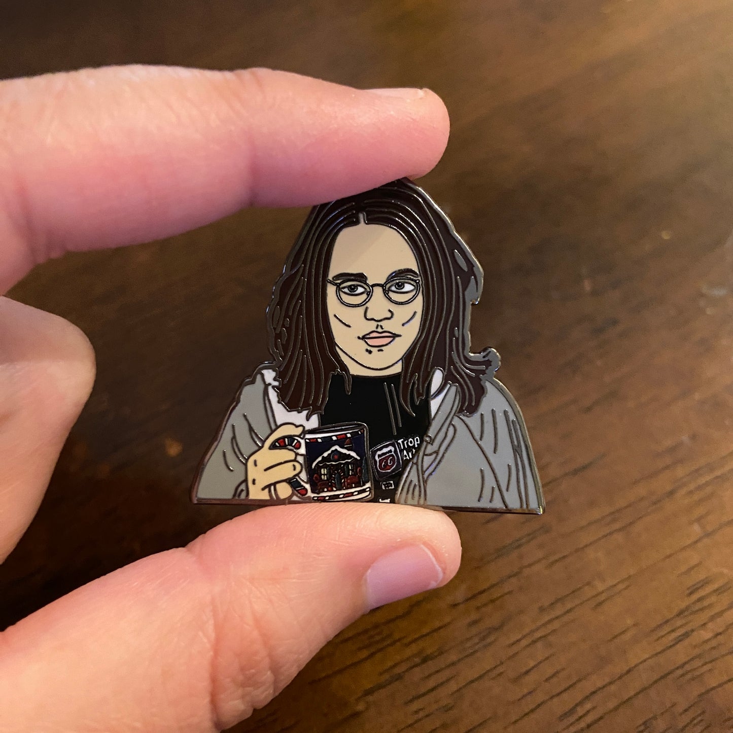 Amy Stone enamel pin