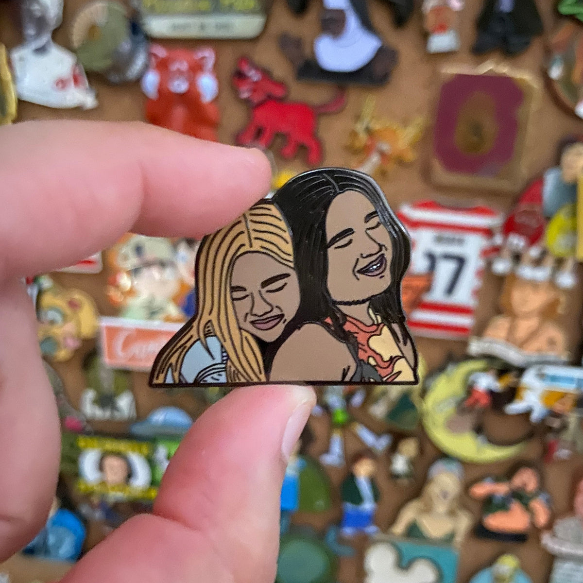 Girls Like Girls enamel pin